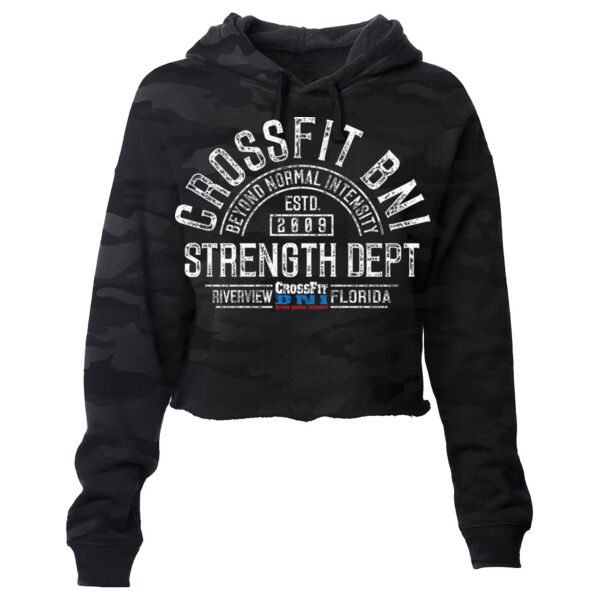 BEYOND NORMAL INTENSITY - WOMEN'S CROP HOODIE - $WXDMC6$ Thumbnail